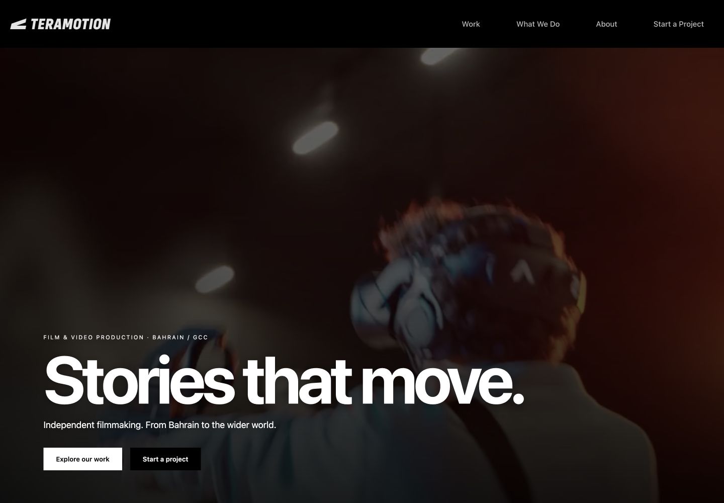Teramotion website screenshot